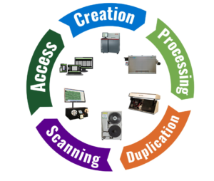 Life Cycle of Microfilm Graphic Instagram Post Square