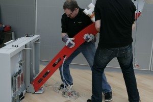 Installation the neck of a Zeutschel OS 14000 book scanner used for book scanning services. Installation the neck of a Zeutschel OS 14000 book scanner used for book scanning services.