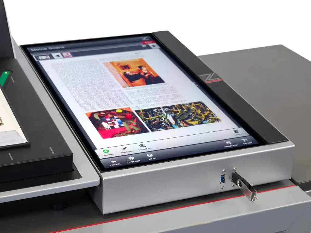 next generation zeta book scanner touchscreen