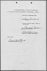 Muhammad Ali Louisville Sponsoring Group Alberta Jones Trust agreement